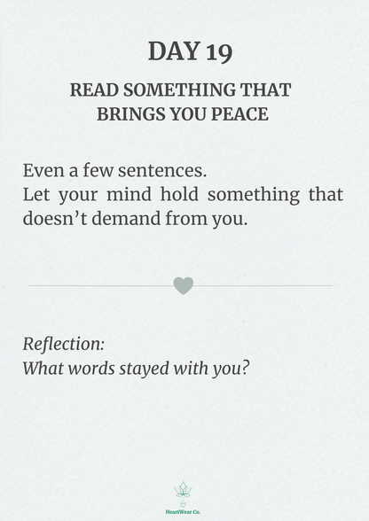 Little Acts of Healing