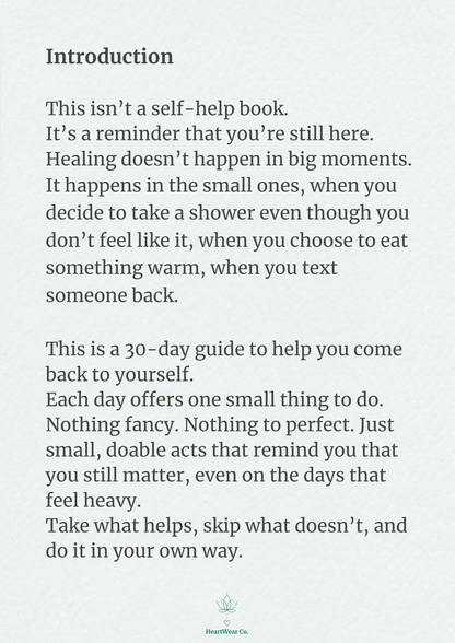 Little Acts of Healing